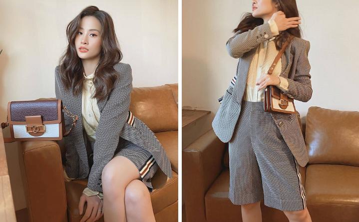 Học Kỳ Duyên, Đông Nhi mix quần short Bermuda vừa đi làm tiện đi chơi-7