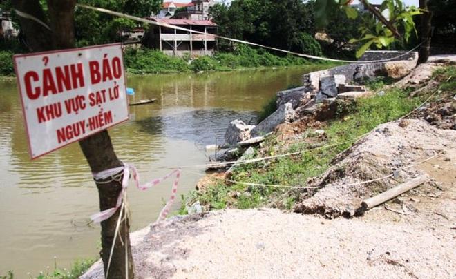 Hà Nội công bố tình huống khẩn cấp vì sạt lở kè, chân đê ở 4 huyện-1