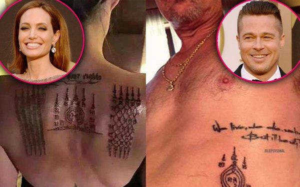 All the meanings of nearly 20 tattoos on Angelina Jolie's body-14