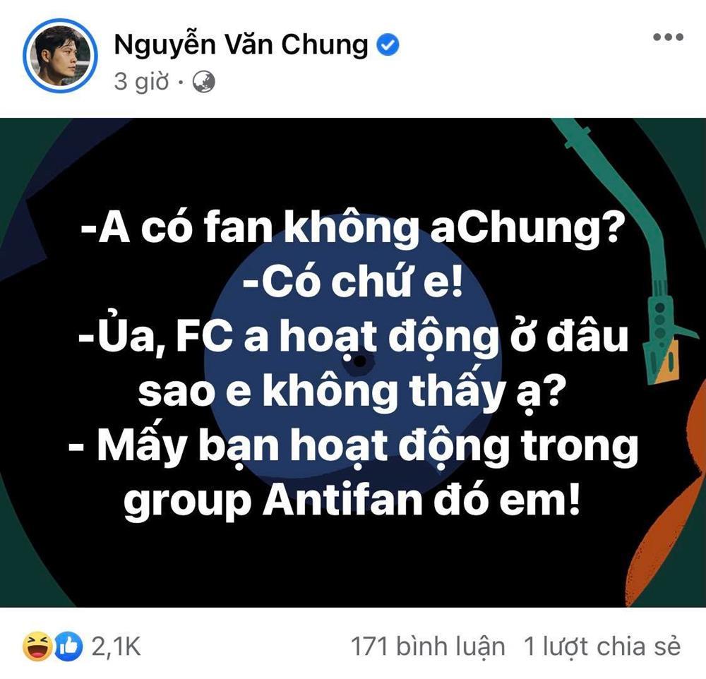 Nguyễn Văn Chung tạo tiền lệ showbiz: Fan và mẹ đều nằm vùng group anti-2