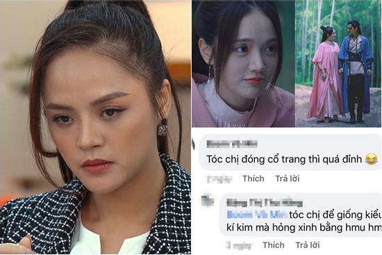 Thu Quỳnh 'Hương Vị Tình Thân' bị chê làm tóc như... phim kiếm hiệp