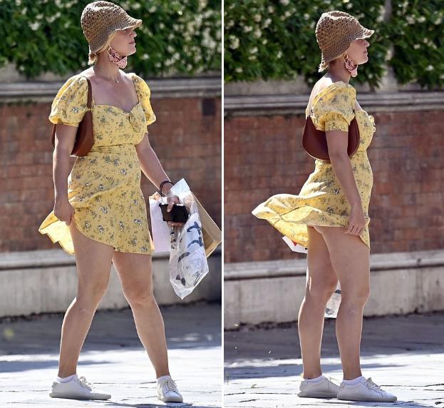 Katy Perry bị tốc váy lộ vòng 3 trên phố, được so sánh với Marilyn Monroe-1