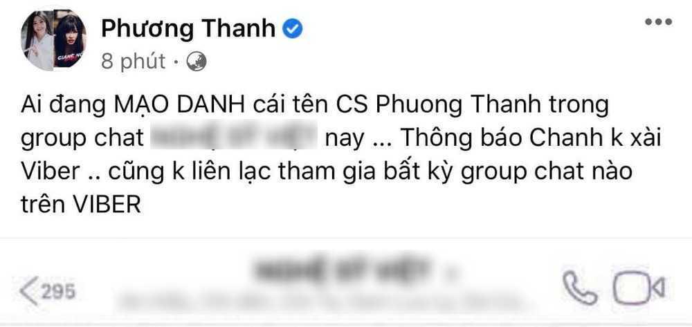 Phương Thanh, Nguyễn Văn Chung nói rõ việc tham gia group chat chấn động showbiz-3