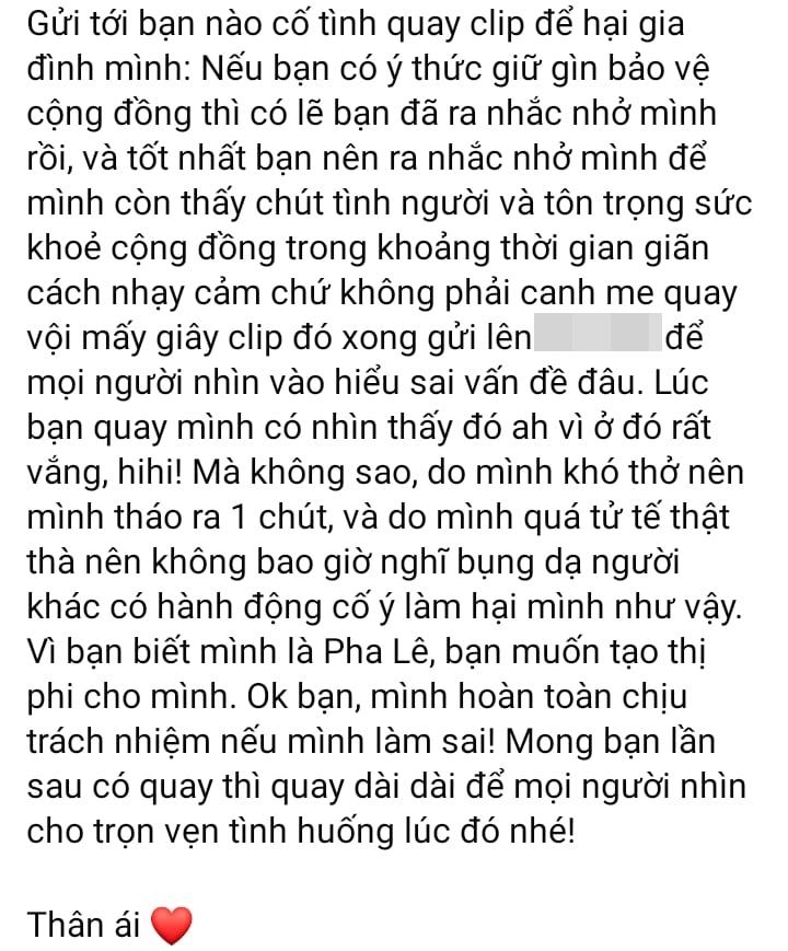 Pha Lê dằn mặt kẻ quay lén đánh cầu lông không đeo khẩu trang-4
