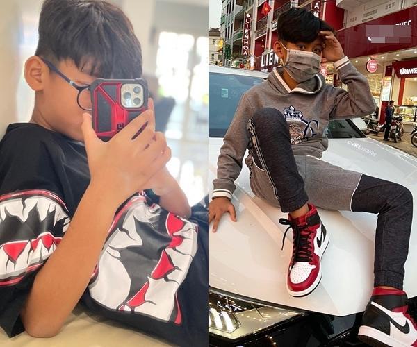 Con trai Lệ Quyên squat vòng 3, dân mạng cười nghiêng ngả-12