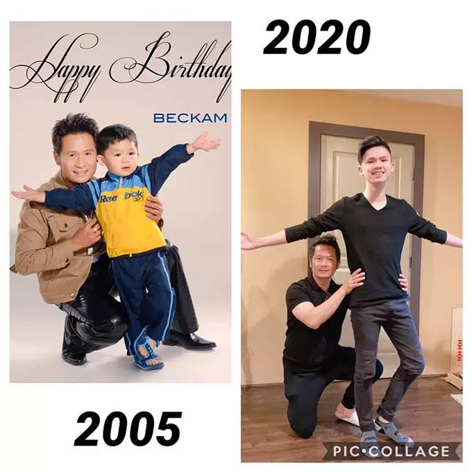 Con trai Bằng Kiều dậy thì tuổi 18 nhìn cao lớn không nhận ra-7