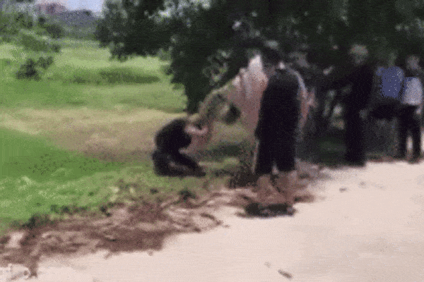 Clip: Lái xe ngang ngược lại đòi đánh người, tài xế bị đổ cả xô chất thải lên đầu