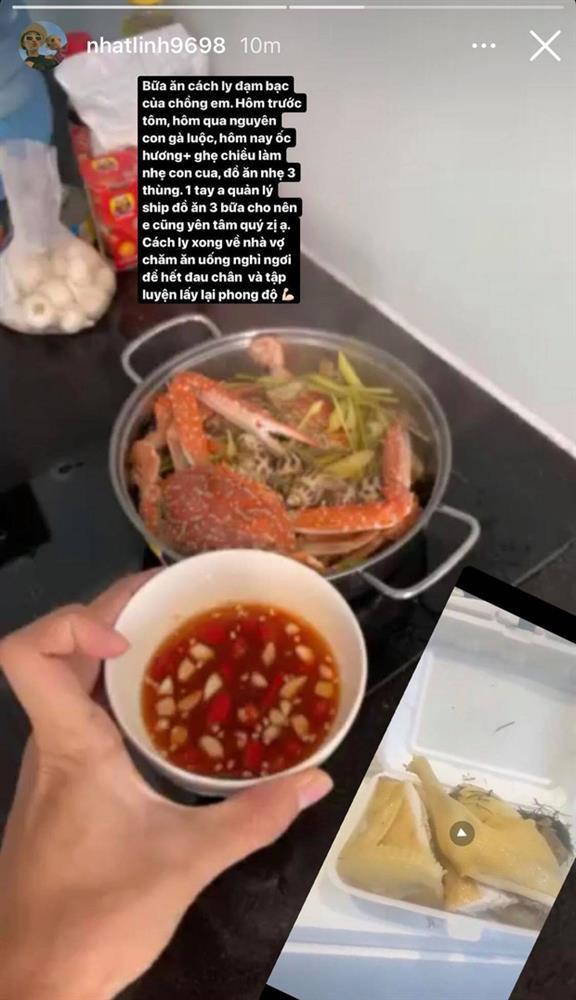 Một cầu thủ tuyển Việt Nam có bữa cơm cách ly nhìn mà mê!-1