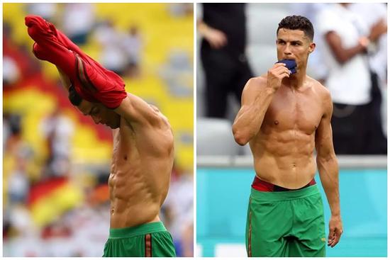 Ronaldo lột áo tặng fan: Ngã gục với body '6 múi sầu riêng'