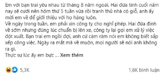Về ra mắt, chưa được ăn đã bị sai rửa bát và màn rút ví của cô khiến anh bẽ bàng-1