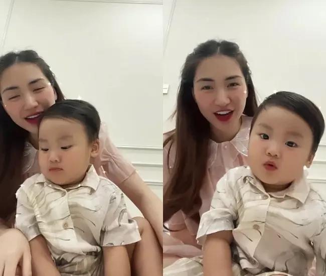 Hòa Minzy phản ứng mạnh khi quý tử được tung hô thần đồng-1