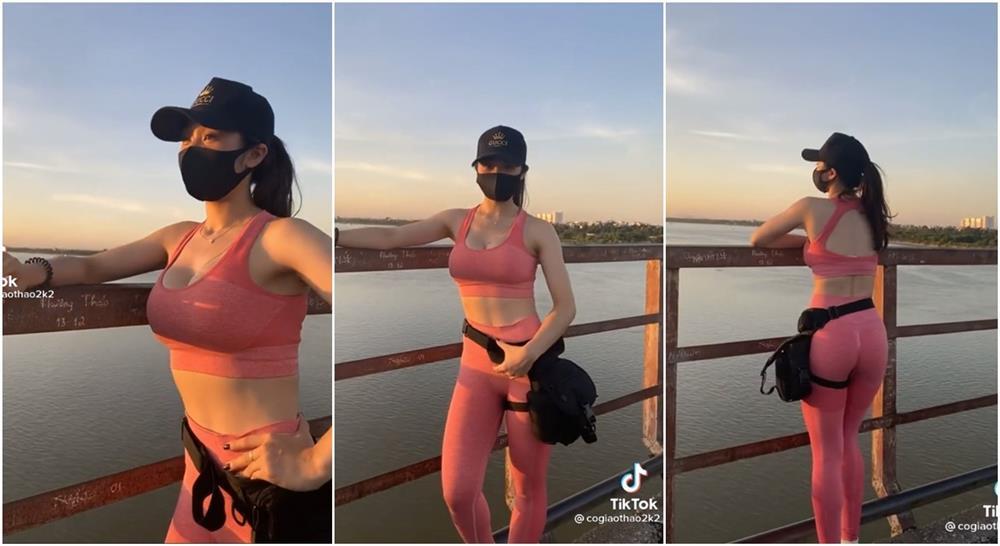 Diện quần bó chít phô vòng 3 ở Hồ Tây, cô giáo 9X bị ném đá dữ dội-8