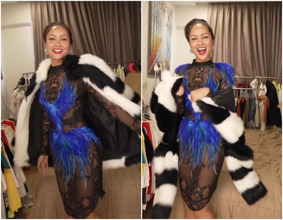 Hé lộ váy chưa diện ở Miss Universe 2018, HHen Niê bị chê như kiều nữ phòng trà-3