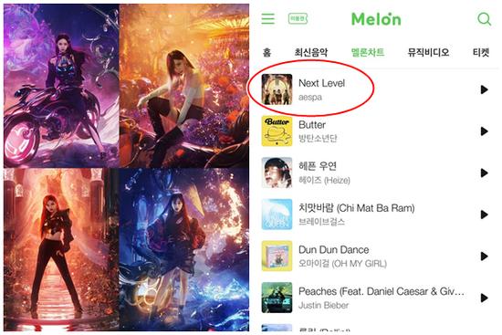 aespa 'hạ bệ' BTS, chạm tay vào ngôi vương no.1 BXH Melon