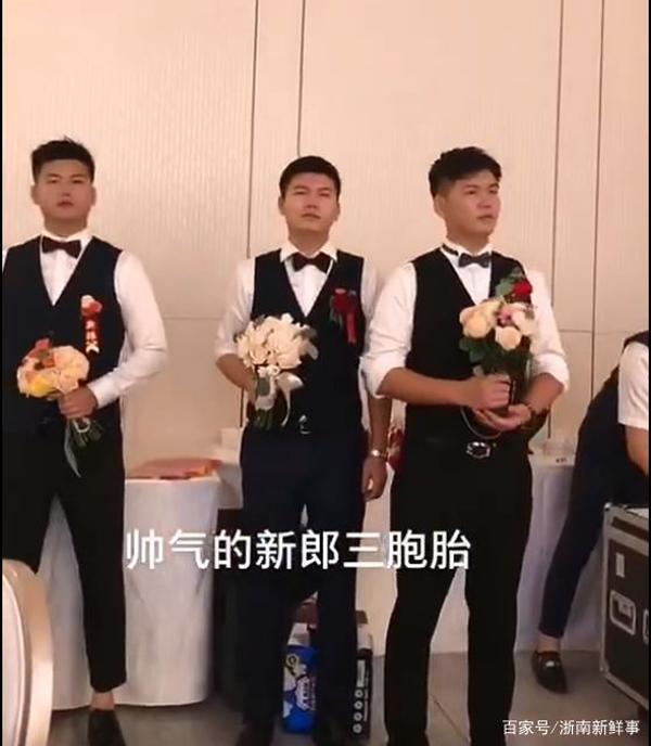 Anh em sinh ba kết hôn cùng một ngày khiến dân mạng trầm trồ-2