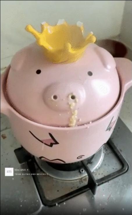 Tin lời chủ sốp, cô gái sắm ngay chiếc nồi heo hồng thông hơi và cái kết éo le-2