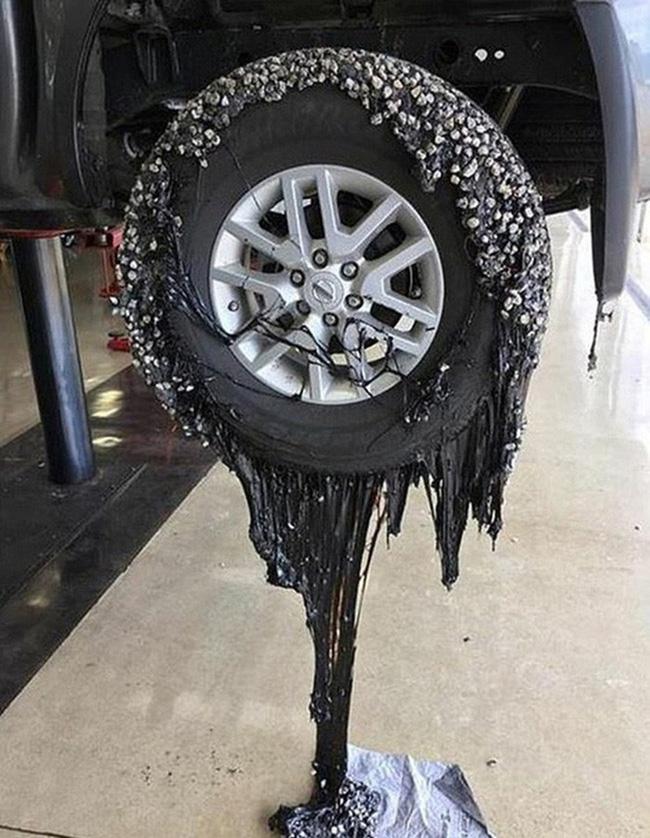 Chùm ảnh nắng nóng tan chảy cả nhựa đường khiến người xem rùng mình-9