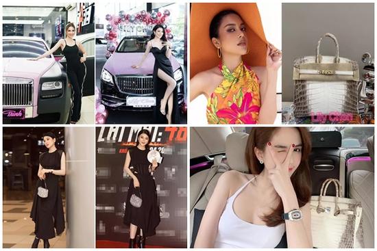Ngọc Trinh - Lily Chen đụng từ siêu xe đến túi Hermès, còn bị nghi 'chung bồ'