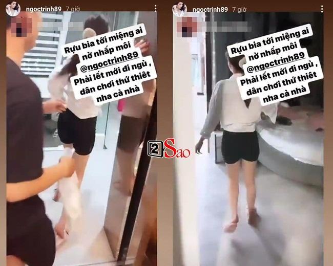 Cảnh Ngọc Trinh tu rượu cả chai, say khướt vật vã dưới nền đất-9