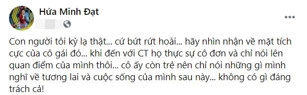 Dân mạng sôi sục khi Hứa Minh Đạt bênh cô gái đòi tiêu chuẩn bạn trai trên trời-3