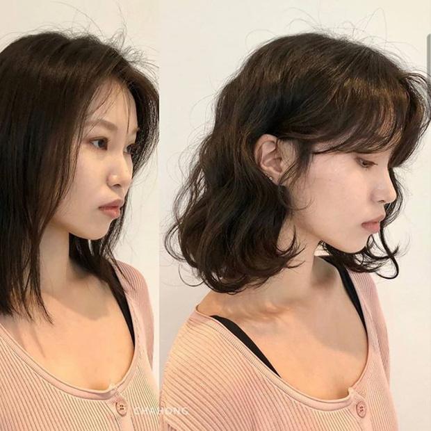 Cô bạn này trông trẻ ra vài tuổi với kiểu tóc mới.