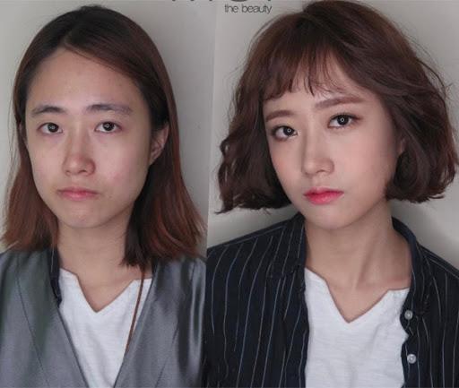 Từ một cô gái quê mùa với mái tóc đơn điệu chỉ đã thành nàng sành điệu với tóc ngắn xoăn nhẹ, mái cụp đáng yêu.