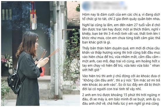 Thử đi chùa cầu duyên, 'gái ế' vừa ra đến cổng đã có cái kết bất ngờ