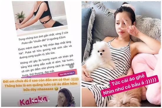 Bị đồn bầu bí với Gin Tuấn Kiệt, Puka quăng luôn chiếc đầm tai hại