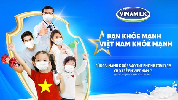 Góp vắc xin Covid-19 cho trẻ em qua chiến dịch Bạn khỏe mạnh, Việt Nam khỏe mạnh của Vinamilk-1