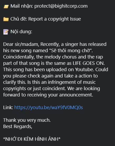 Bị tố đạo nhái hit BTS, một ca khúc Vpop lập tức bay màu, chính chủ phải lên tiếng xin lỗi-2