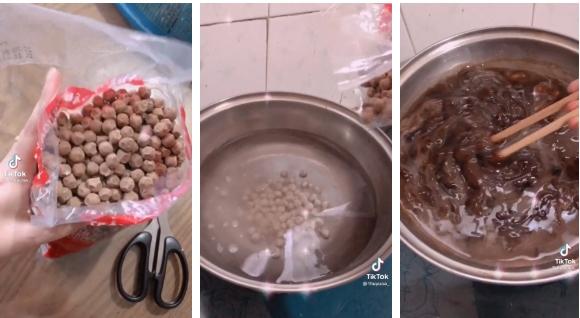 Cô gái trổ tài nấu trân châu nào ngờ kết quả ra như kho quẹt-1