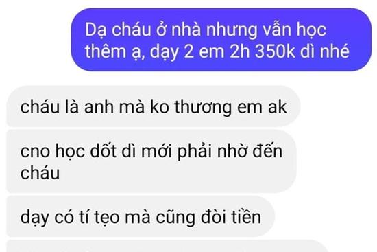 Gia sư 2 em nhưng không được trả tiền, nam sinh Bách khoa đáp trả gay gắt