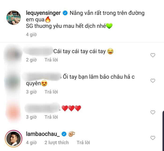 Lâm Bảo Châu bị soi bàn tay hư trên đùi Lệ Quyên-3