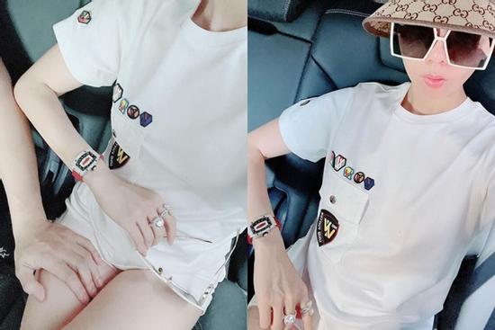 Lâm Bảo Châu bị soi 'bàn tay hư' trên đùi Lệ Quyên