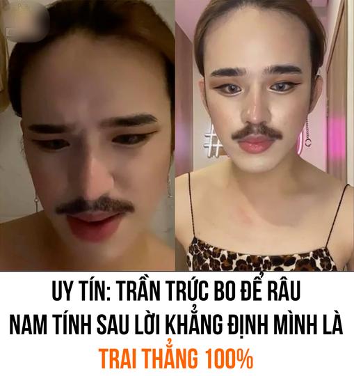 Tuyên bố là trai thẳng, Trần Đức Bo nuôi râu nhưng lại mặc váy sexy-1