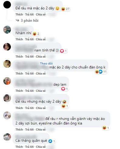 Tuyên bố là trai thẳng, Trần Đức Bo nuôi râu nhưng lại mặc váy sexy-3