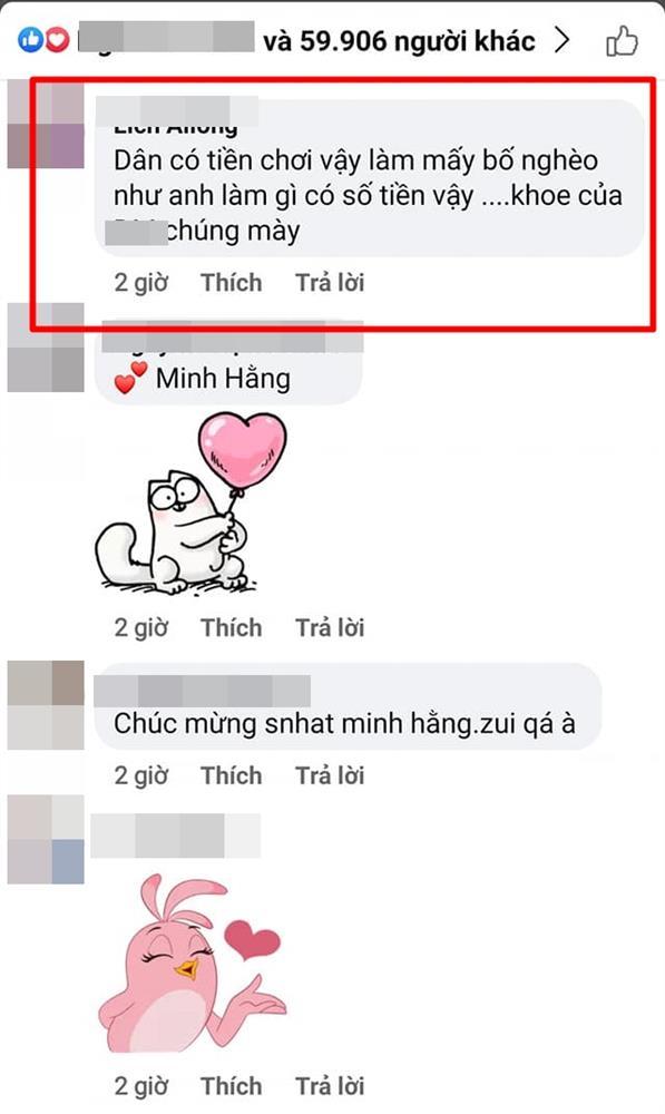 Minh Hằng bị chỉ trích vì tiệc sinh nhật chả có gì, chỉ có tiền-11