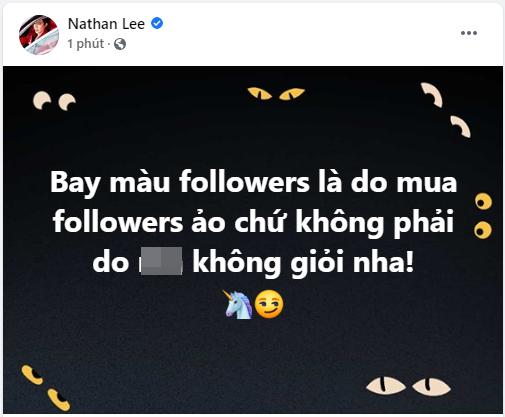 Nathan Lee mỉa mai ai đó tụt followers, Ngọc Trinh bị chỉ điểm-1