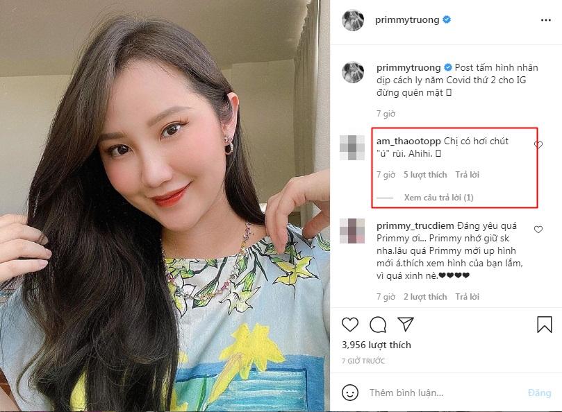 Khoe nhan sắc bầu bí, Primmy Trương bị soi chỉnh ảnh quá tay-1