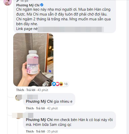 Phương Mỹ Chi theo vết xe đổ của Sam khi PR kẹo ngậm trắng da?-2