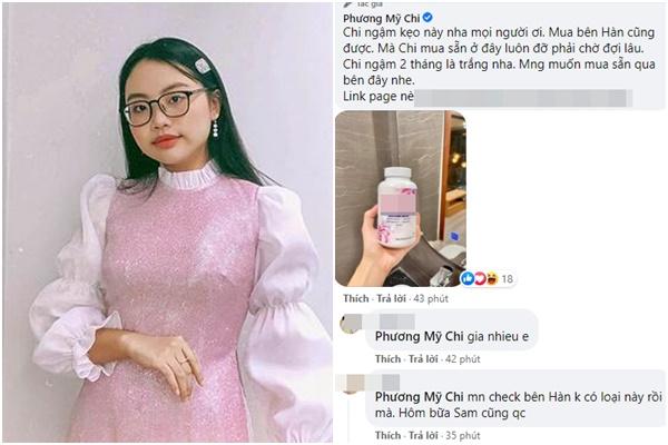Phương Mỹ Chi hối lỗi sau bài đăng PR kẹo ngậm trắng da-7