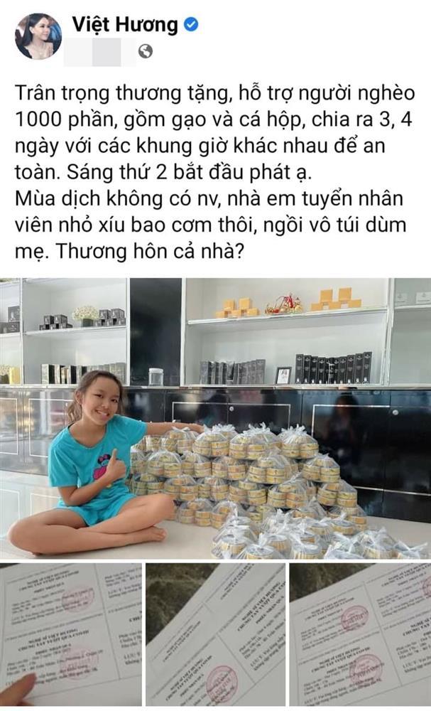 Bị phàn nàn từ thiện phát phiếu như đi xin, Việt Hương nói gì?-1