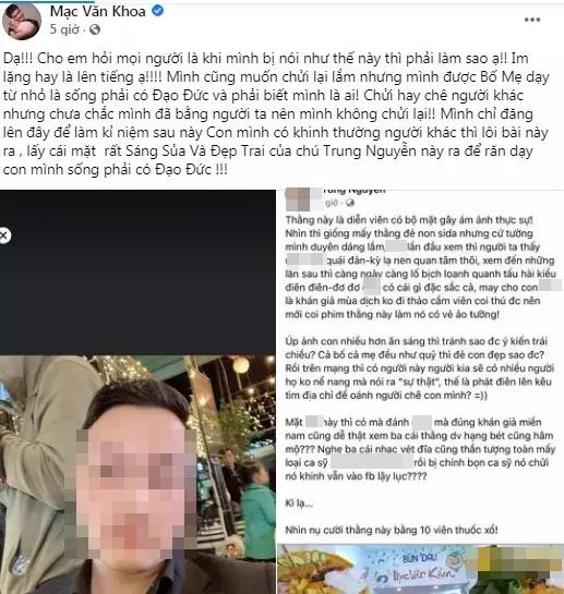 Con gái bị nhận xét sốc, Mạc Văn Khoa mắng kẻ ngứa mồm vô học-4