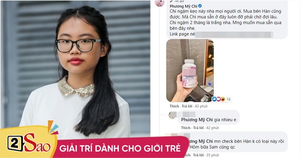 Phương Mỹ Chi hối lỗi sau bài đăng PR kẹo ngậm trắng da