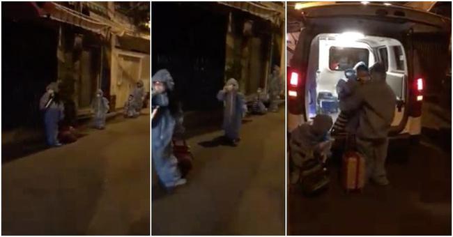 Xót xa bé trai la hét, quấy khóc khi nửa đêm phải đi cách ly-1