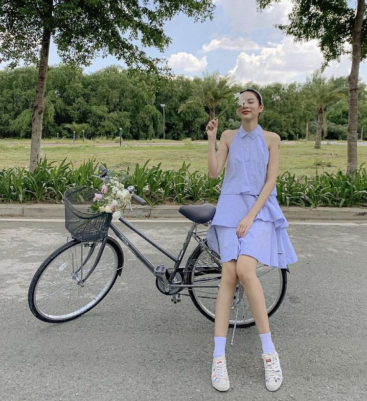 Đạp xe thì ít mà sao Việt chủ yếu khoe street style chất lừ là nhiều!-5