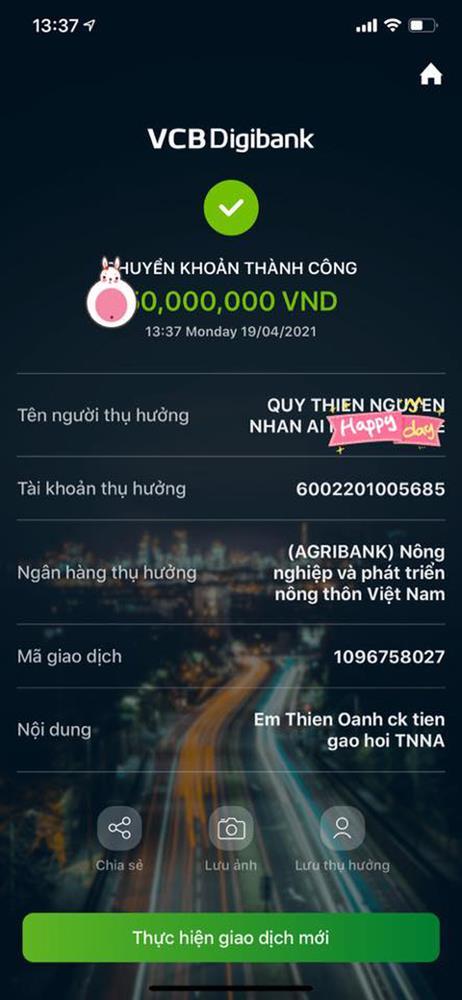 Bằng chứng làm rõ nghi vấn Vy Oanh fake ảnh từ thiện Vaccine, số tiền cụ thể được hé lộ-2