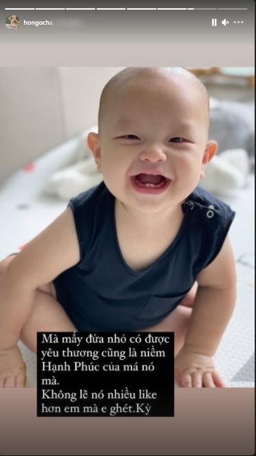 Bị chỉ trích câu like bằng 2 đứa trẻ khác hẳn hồi đẻ Subeo, Hồ Ngọc Hà nói gì?-6