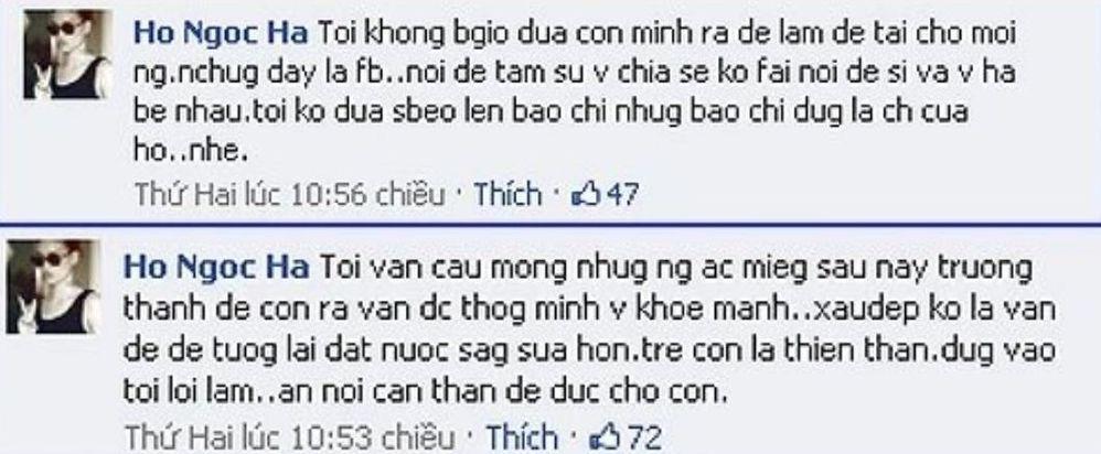 Bị chỉ trích câu like bằng 2 đứa trẻ khác hẳn hồi đẻ Subeo, Hồ Ngọc Hà nói gì?-9