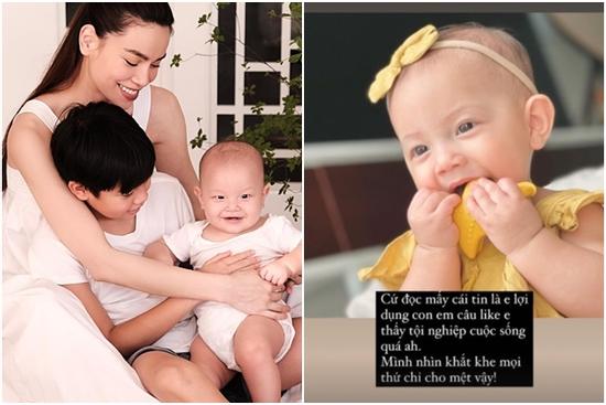 Bị chỉ trích 'câu like bằng 2 đứa trẻ' khác hẳn hồi đẻ Subeo, Hồ Ngọc Hà nói gì?